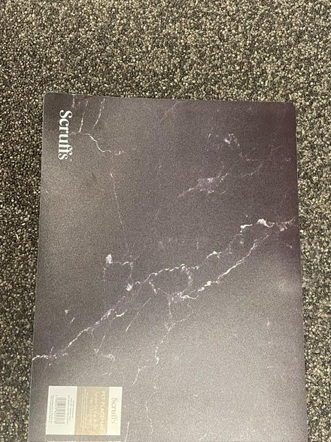 Scruffs Pet Placemat Black Marble 40x30cm