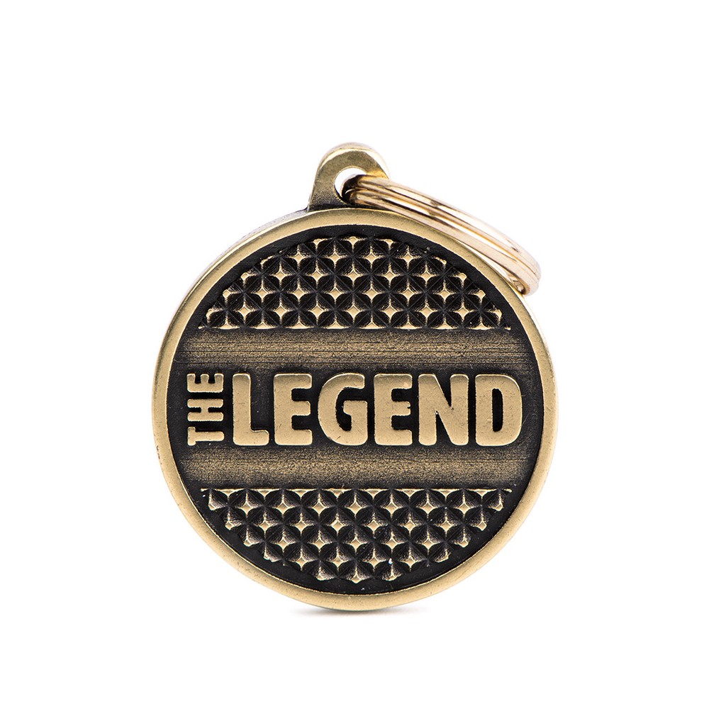 BIG ROUND BRONX STUDS ENGLISH BRASS