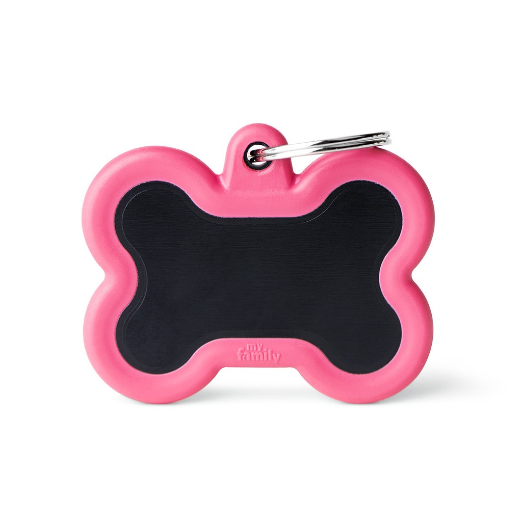 BLACK BONE ALU PINK RUBBER