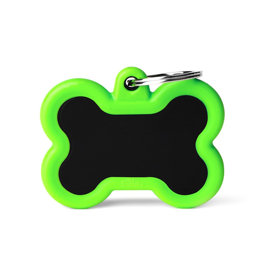 BLACK BONE ALU GREEN RUBBER