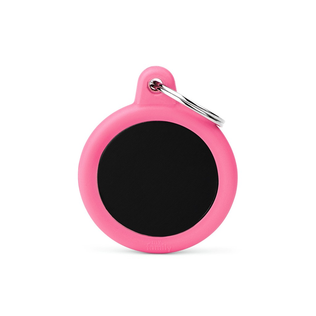 BLACK CIRCLE ALU PINK RUBBER