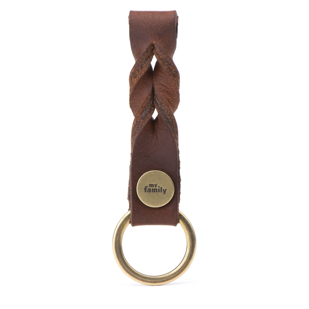 BROWN ASCOT KEYRING
