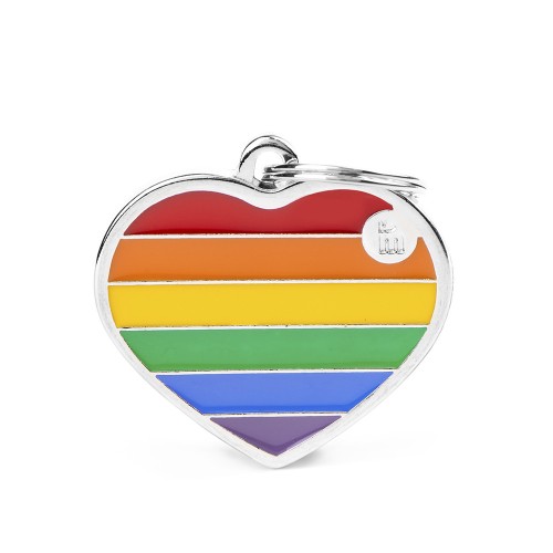 L HEART RAINBOW