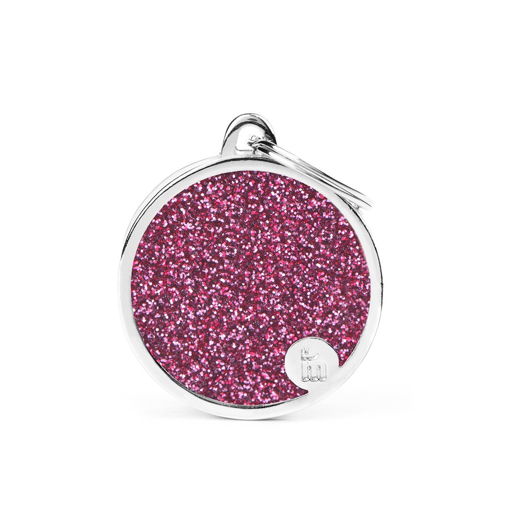 BIG CIRCLE GLITTER PINK