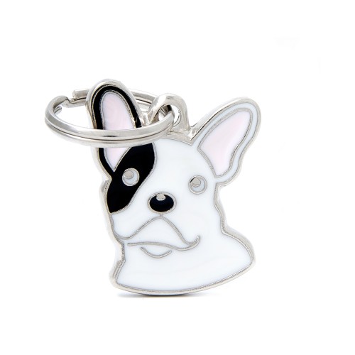 WHITE FRENCH BULLDOG