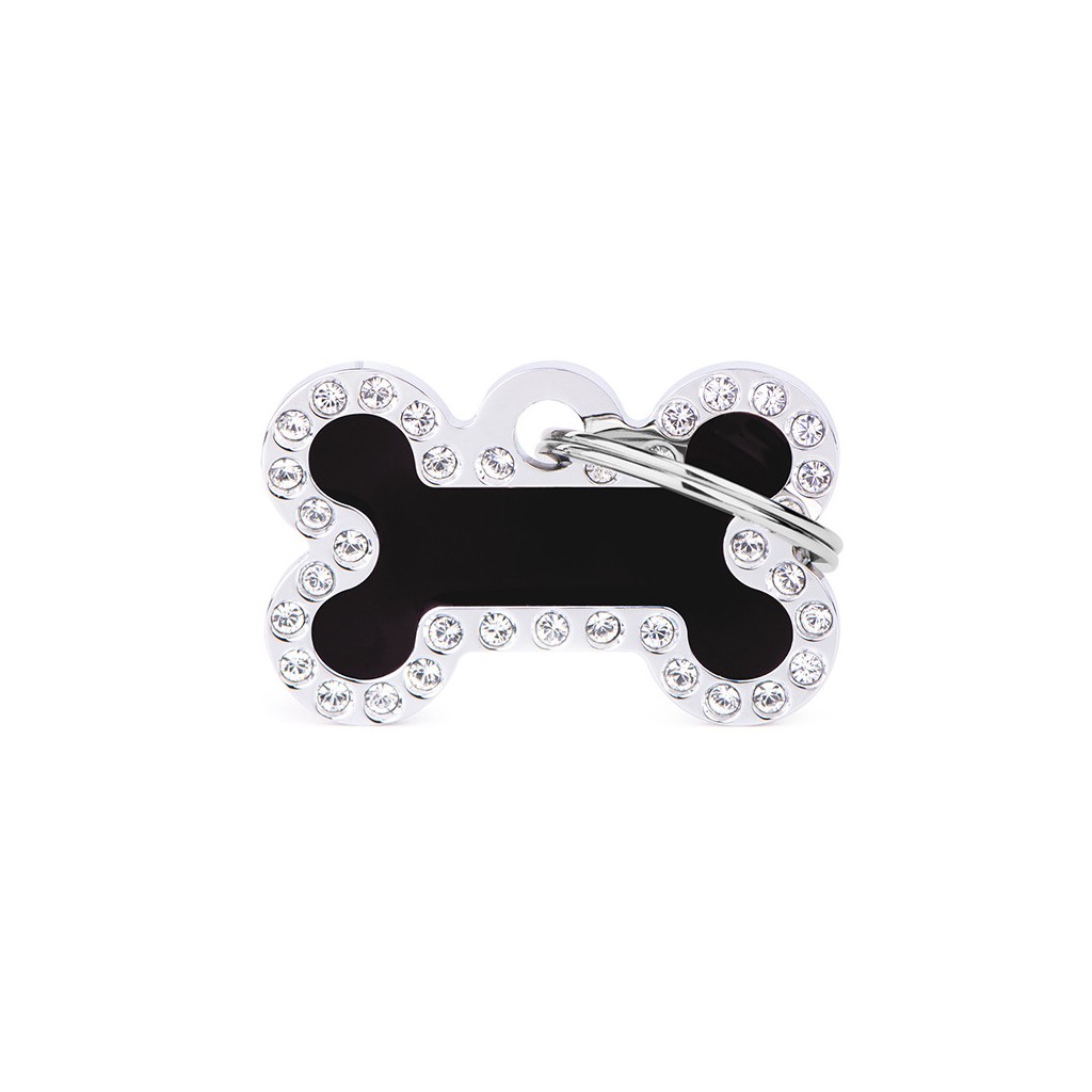 BLACK SMALL GLAM BONE