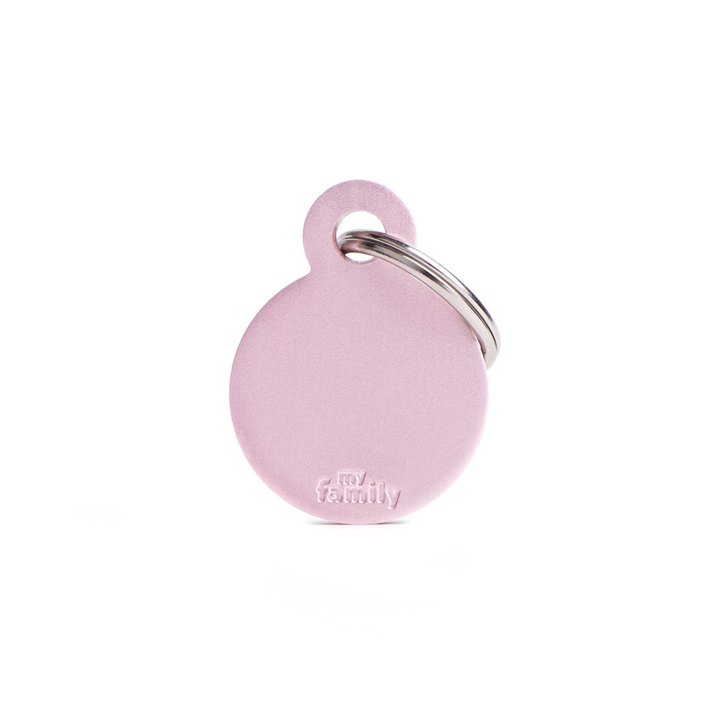 SMALL ROUND ALUMINUM PINK