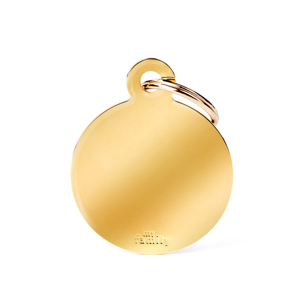 BIG ROUND GOLDEN BRASS
