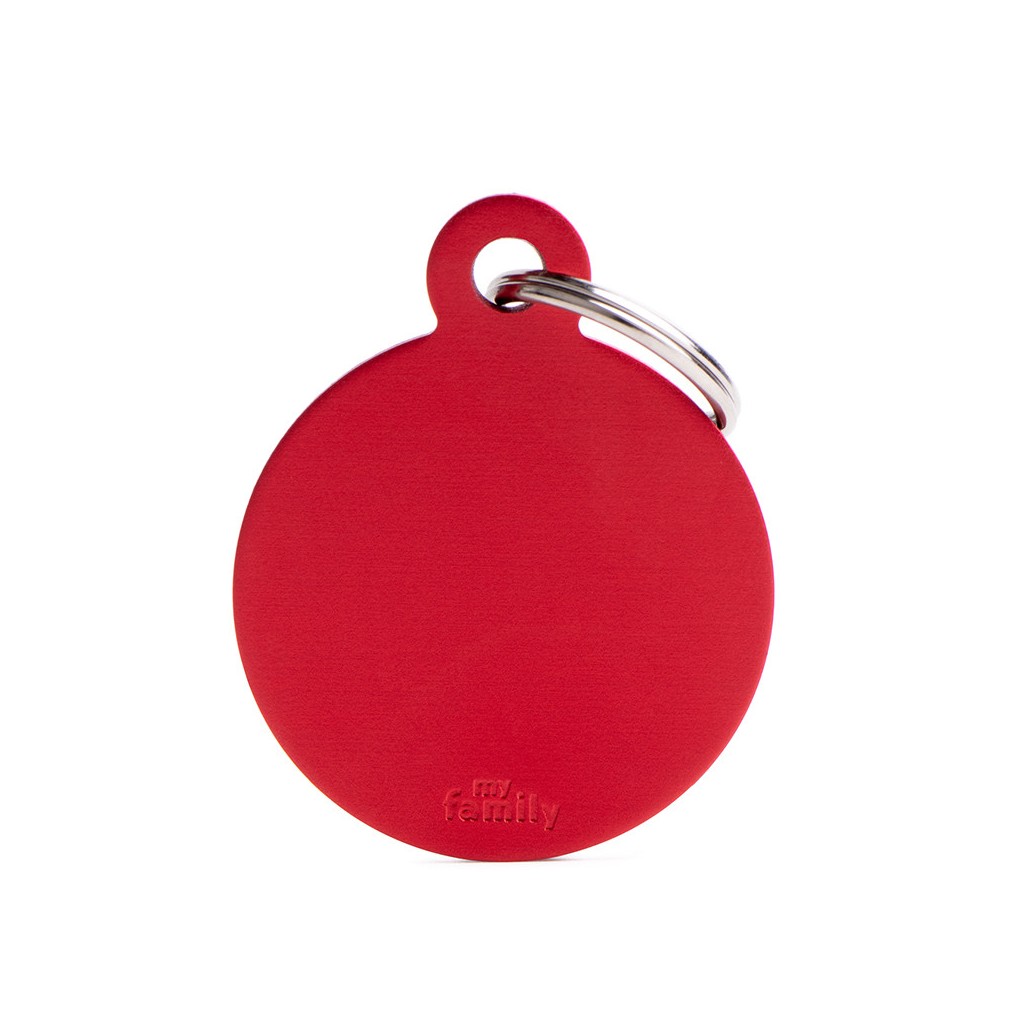 BIG ROUND ALUMINUM RED