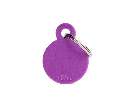 SMALL ROUND ALUMINUM PURPLE