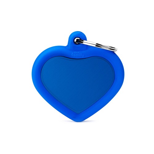 BLUE HEART ALU BLUE RUBBER