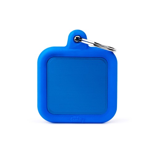 BLUE SQUARE ALU BLUE RUBBER