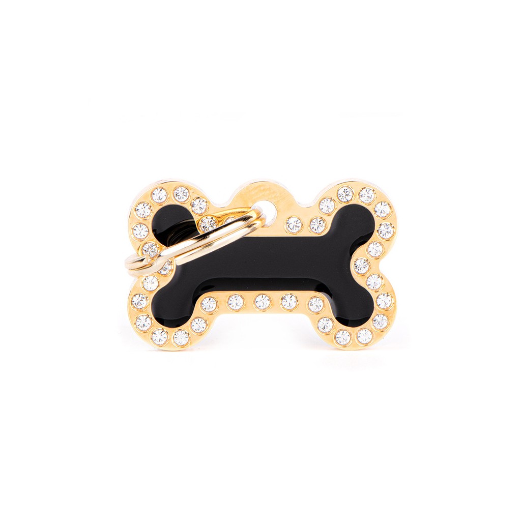 SMALL BONE GLAM BLACK AND GOLD