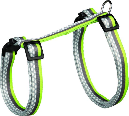 Kattentuig met riem Freshline spot, 27-56cm / 10mm, 1,20m