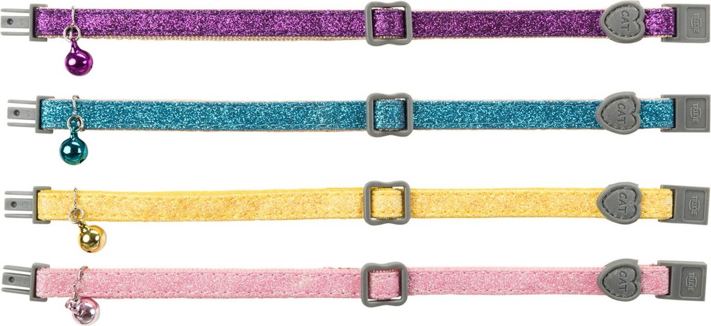 Kattenhalsband, metaal/-kunststofsluiting