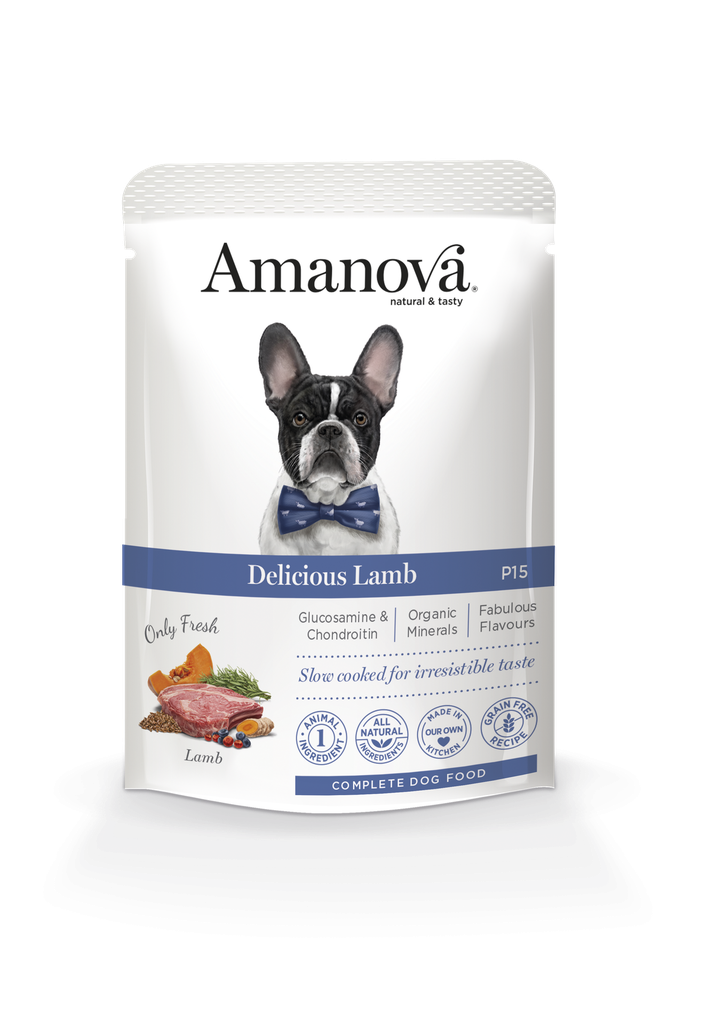 Amanova Pouch Dog P15 Lamb 300gr