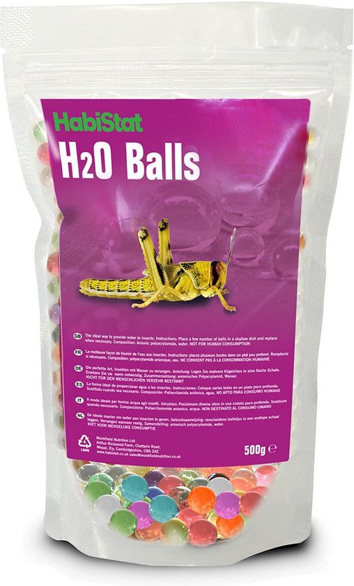 Habistat H2O balls jar 33 gram