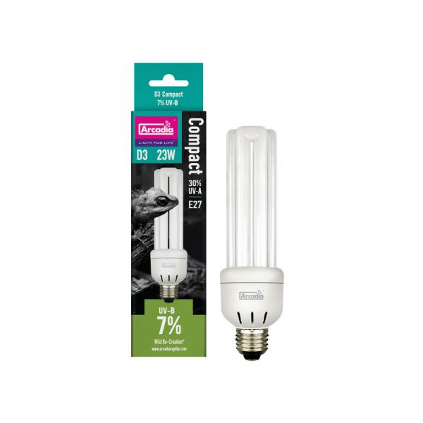 Arcadia D3 compact bulb UVB 23 watt
