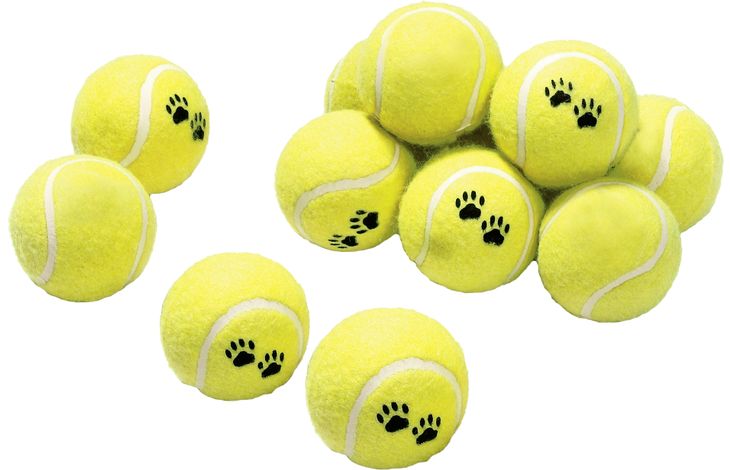 # HS TENNISBAL SMASH GEEL 6 CM 12 ST
