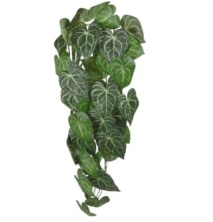 Anthurium Clarinervium kunst hangplant 80 cm