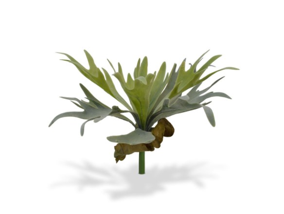 Hertshoorn kunstplant 30 cm