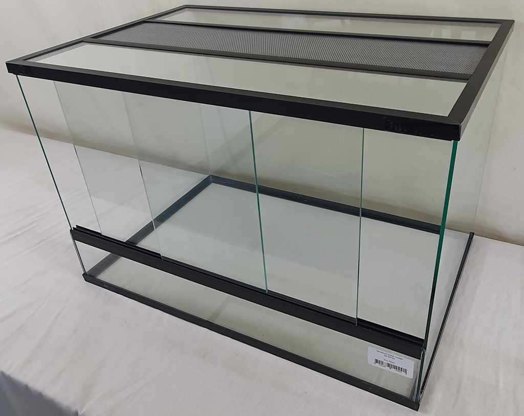 # Terrarium basic zwart profiel 60*40*40cm.