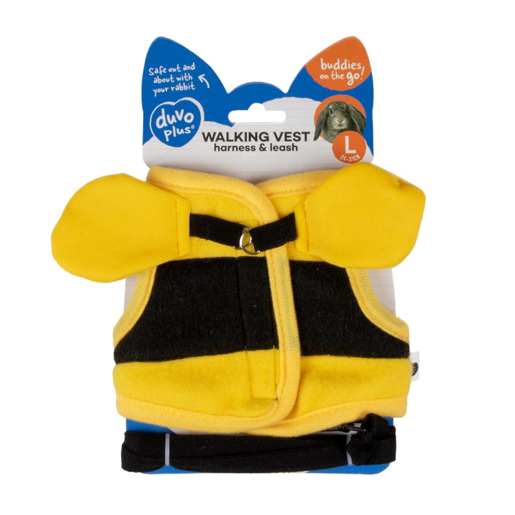 Wandelvestje bij L - 24-31cm - 175cm/12mm geel/zwart