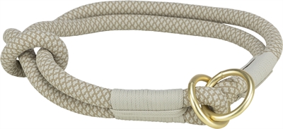 Soft Rope Half-Slip Halsband M Lichtgrijs
