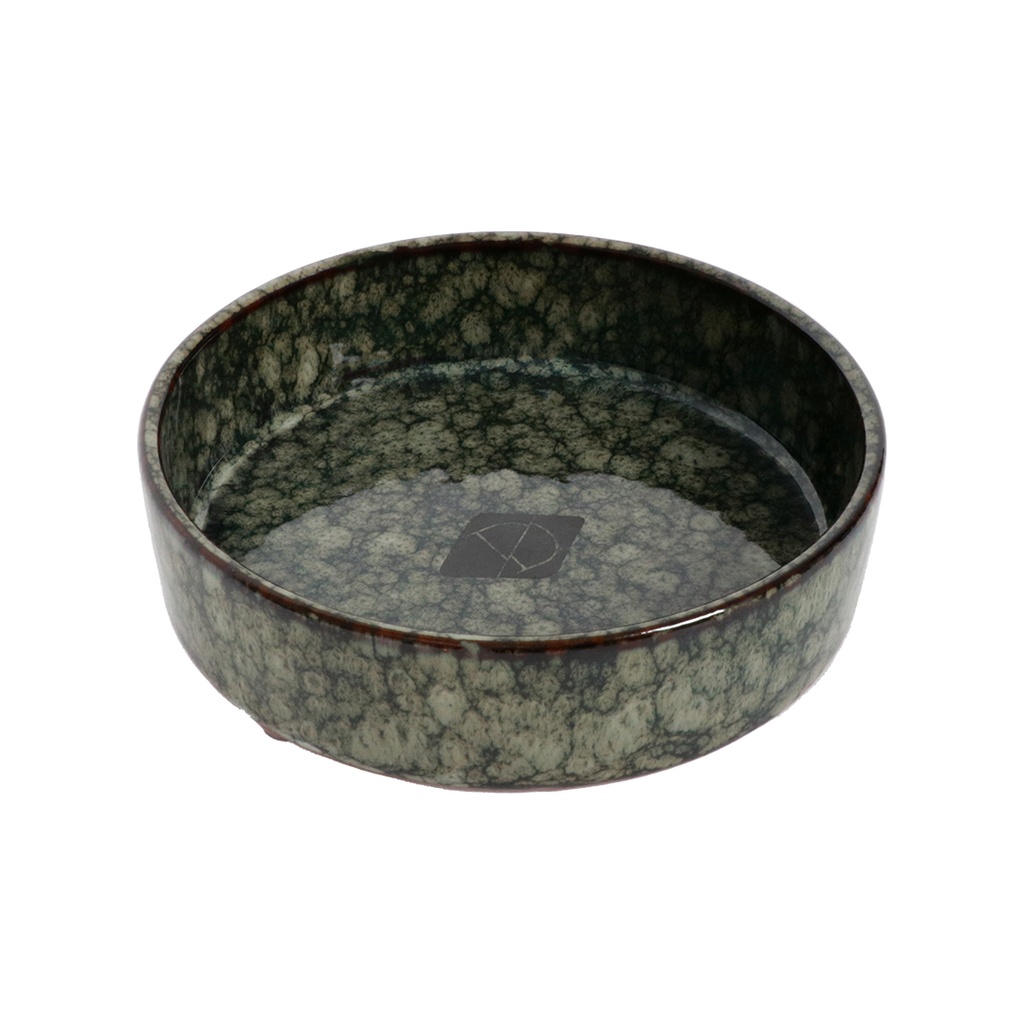 Jasper kat eet- en drinkkom groen 200ml - 13,5x13,5x3,5cm