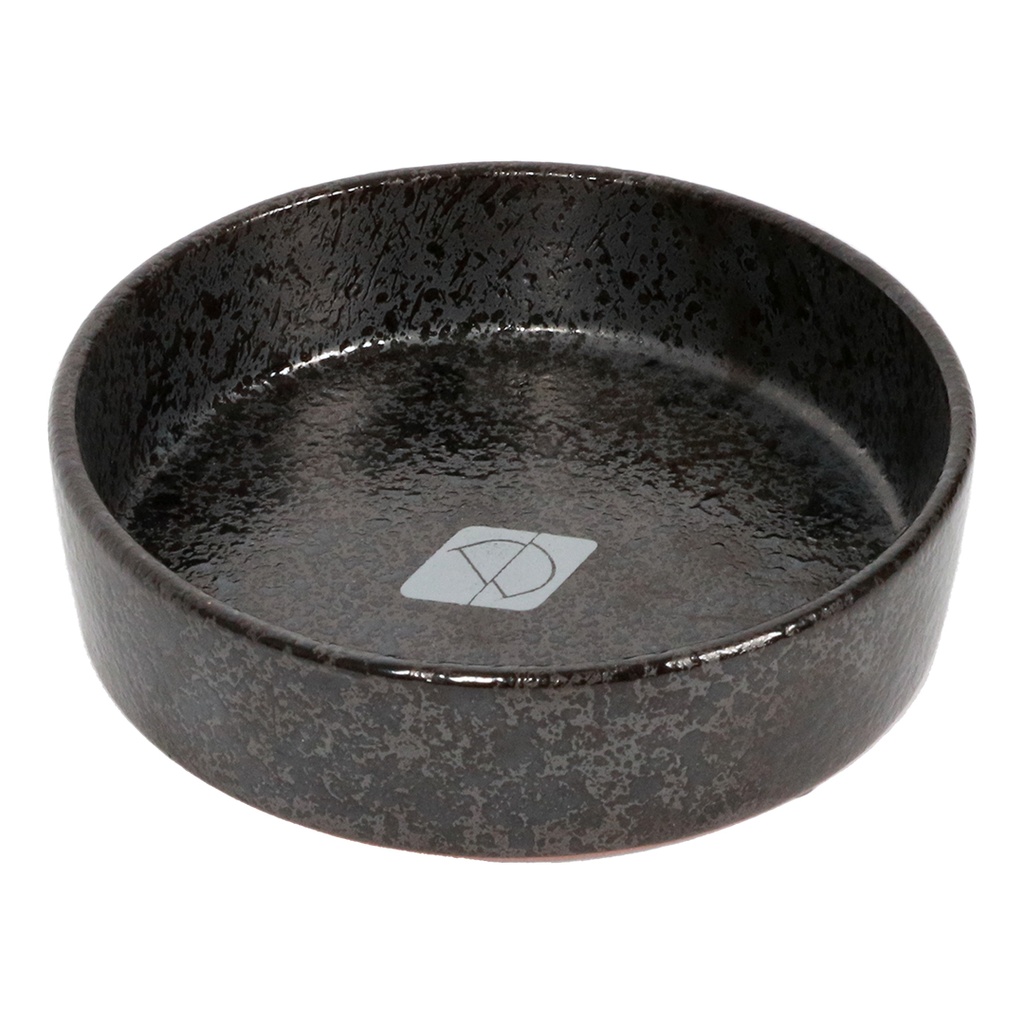 Jasper kat eet- en drinkkom black dots 200ml - 13,5x13,5x3,5cm