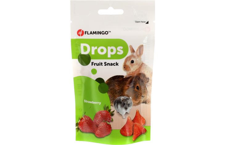 KNAAGDIERDROPS AARDBEI 75GR