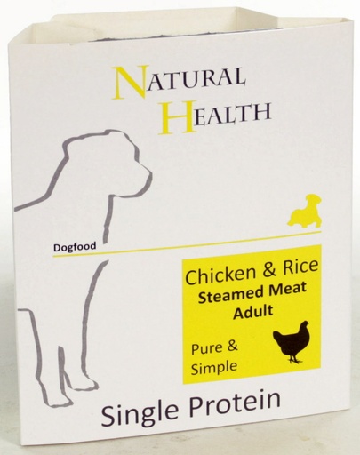 [NH110] NH Dog Steamed P/S Chicken + Rice 395 gr