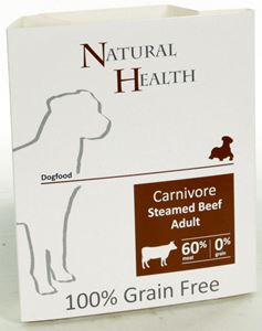 [NH116] NH Dog Steamed Carnivore Beef 395 gr Grainfree