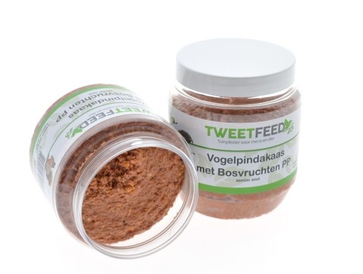 [21361] # Vogelpindakaas Bosvruchten 350gr