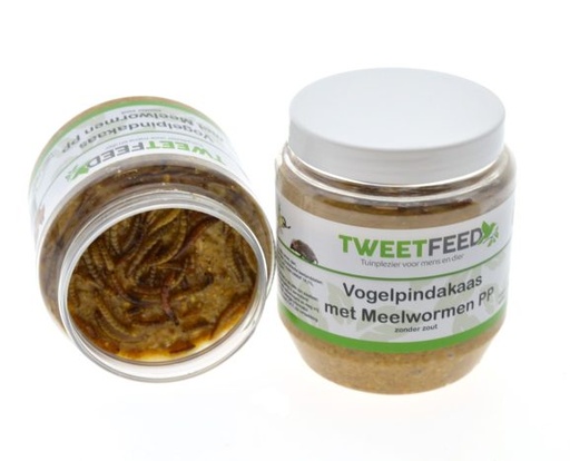 [21267] # Vogelpindakaas Meelwormen 350gr