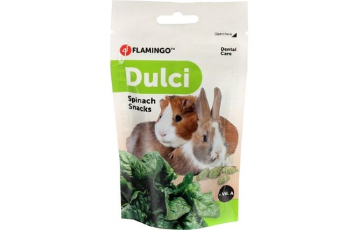 [200678] # KNAAGDIERSNACK DULCI SPINAZIE 50GR