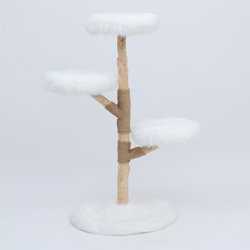 [021 0612] # KLIMBOOM FAGUS 129CM POLAR WHITE