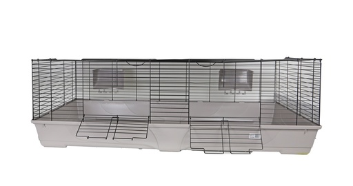 [020 4233] KONIJNENKOOI BUNNY 160 L.GRIJS/ZWART