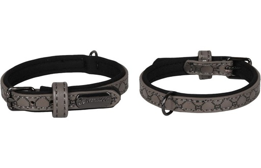 [520798] HALSBAND PATTI GRIJS S 29-35CM 15MM