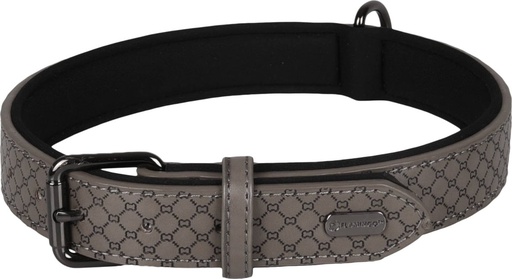 [520804] HALSBAND PATTI GRIJS XXL 52-62CM 30MM