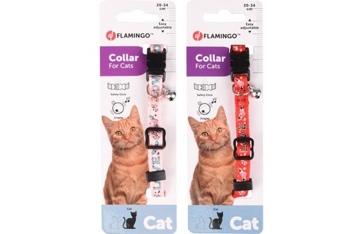 [561025] KATTENHALSBAND SELENA 20-34CM 10MM ASSORTIMENT