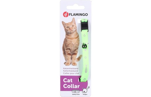 [1031348] KATTENHALSBAND ZIGGI GROEN 20-35CM 10MM