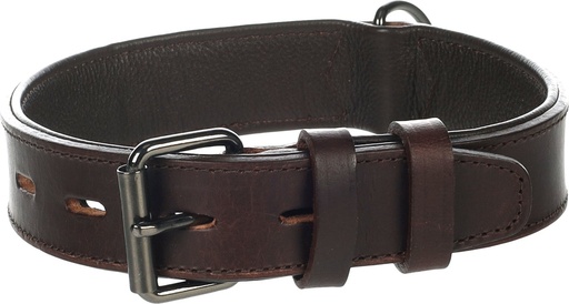 [522841] HALSBAND DENVER BREED BRUIN M 38-47 CM 35MM