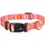 [520139] HALSBAND SYB ORANJE/ROZE/WIT S 30-45CM 15MM