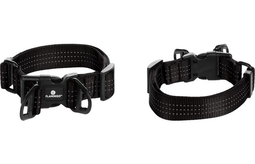 [521671] HALSBAND ZORBA ZWART XL 55-75CM 38MM