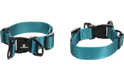 [521704] HALSBAND ZORBA TURQUOISE L 45-65CM 32MM