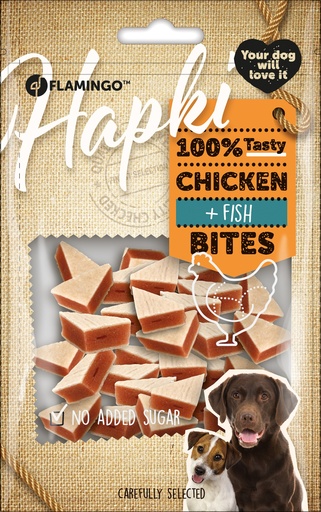 [1030697] HAPKI BLOKJES MET KIP EN VIS 85 GRAM