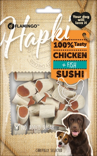 [501467] HAPKI KIP EN VIS SUSHI ROLLETJES 85 GRAM