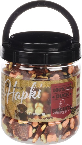 [521117] HAPKI KLEINE KOEKJES MET EEND 550 GRAM