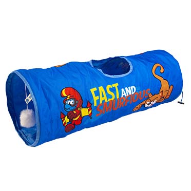 [13593] Jetpack Smurf kattentunnel 72x25x25 blauw